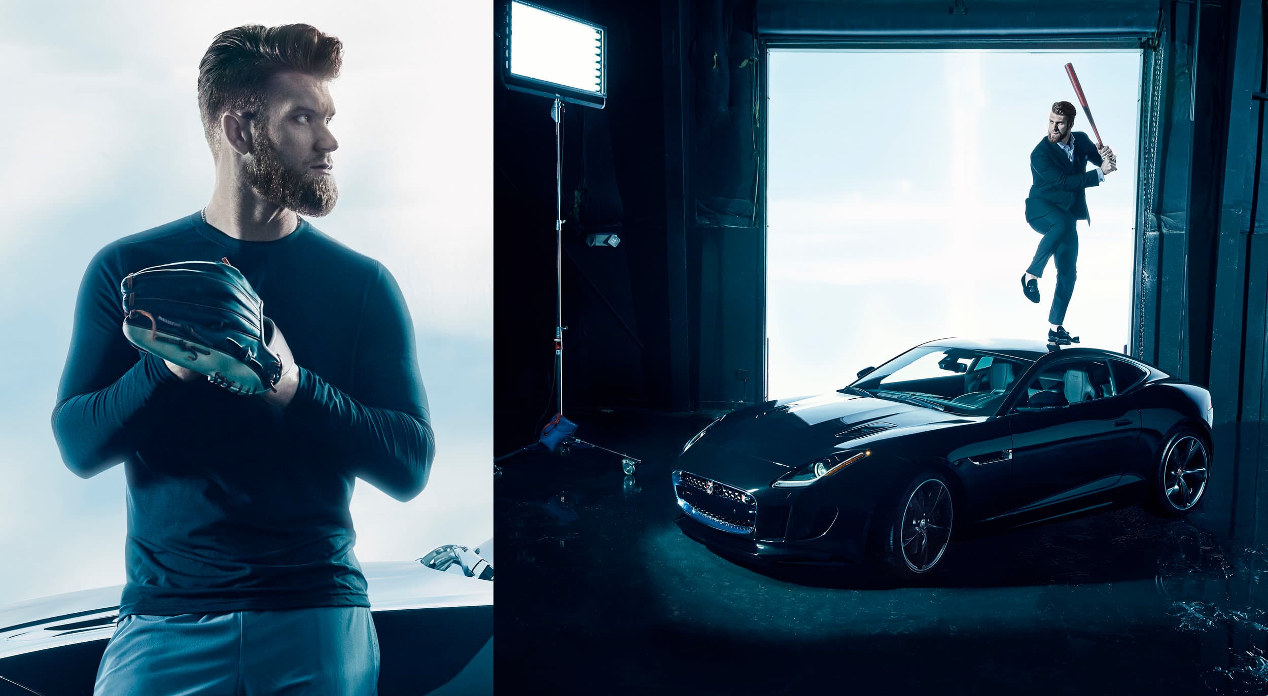 Jaguar F-TYPE campaign still with Bryce Harper