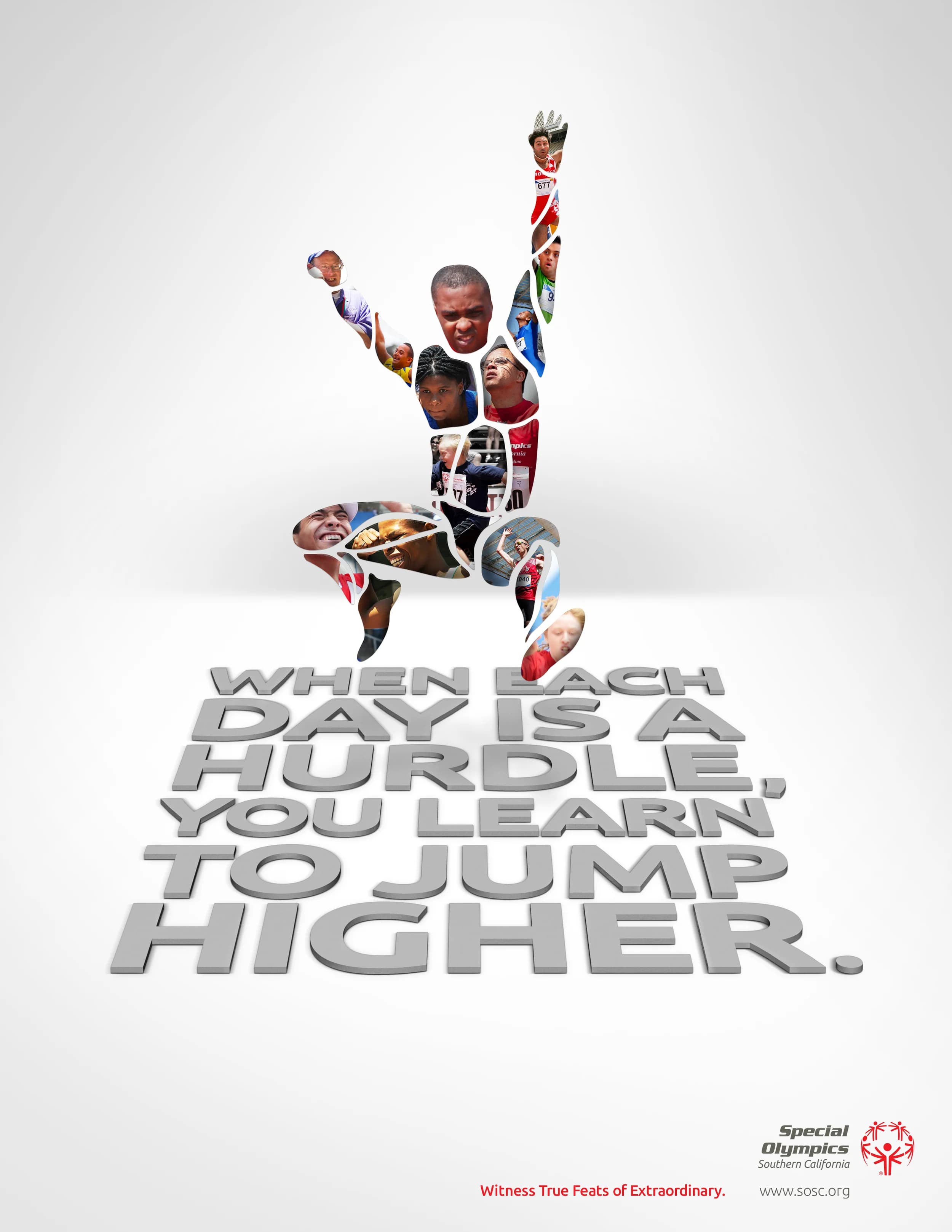 Special Olympics long jump PSA still